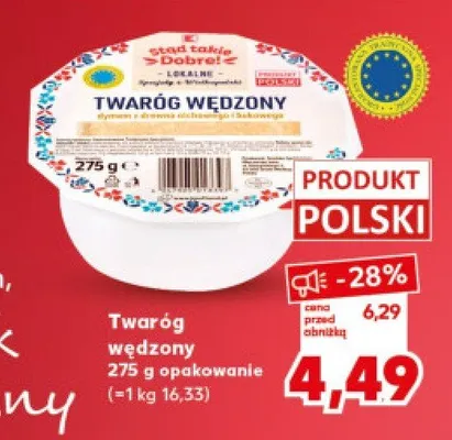 Twaróg wędzony promocja w Kaufland