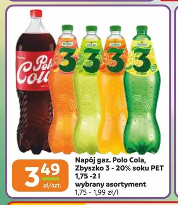 Napój gazowany Zbyszko 3 cytryna promocja w Gama