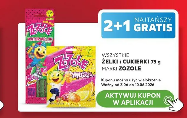 Żelki Zozole Musss promocja w Kaufland