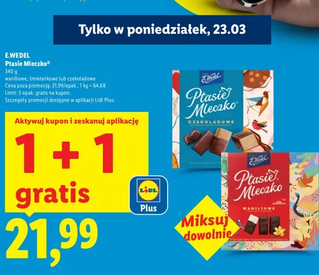 Ptasie mleczko promocja w Lidl