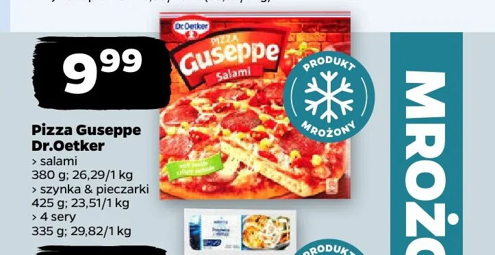 Pizza Guseppe Szynka i Pieczarki Dr.Oetker Dr. Oetker promocja w Netto