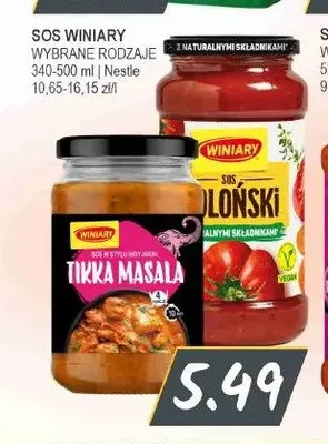 Sos Boloński Winiary promocja w Słoneczko