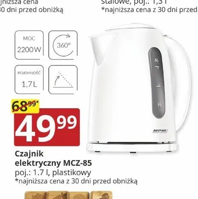 Czajnik elektryczny MPM MCZ-85 promocja w Prymus AGD