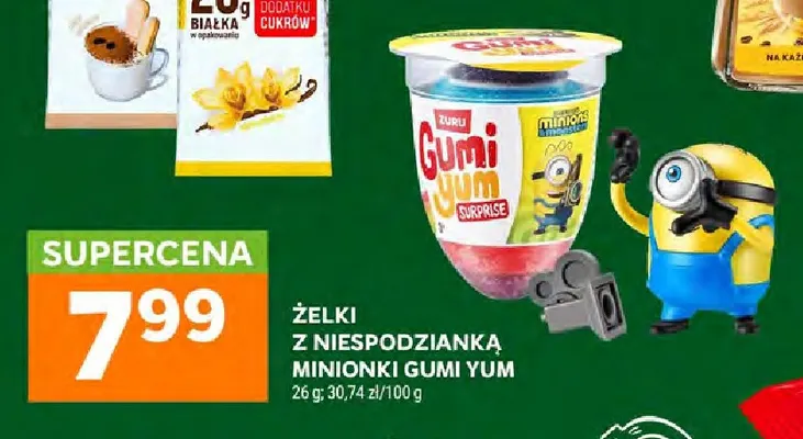 Żelki z niespodzianką Minionki Gumi Yum promocja w Stokrotka