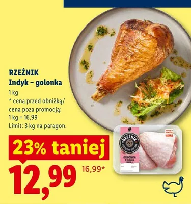 Indyk golonka Rzeźnik promocja w Lidl