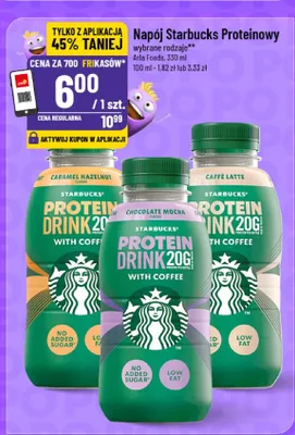 Napój Starbucks proteinowy wybrane rodzaje promocja w POLOmarket