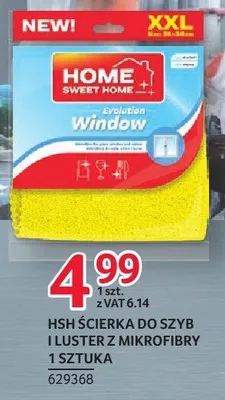 Ścierka do szyb i luster z mikrofibry HSH promocja w Selgros