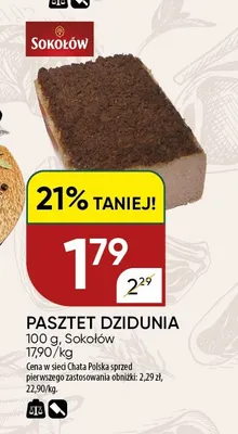 Pasztet Dzidunia Sokołów promocja w Chata Polska