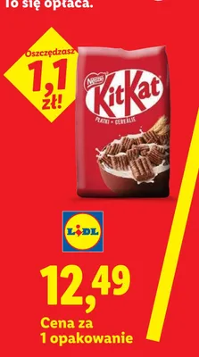 Płatki śniadaniowe KitKat Nestlé promocja w Lidl