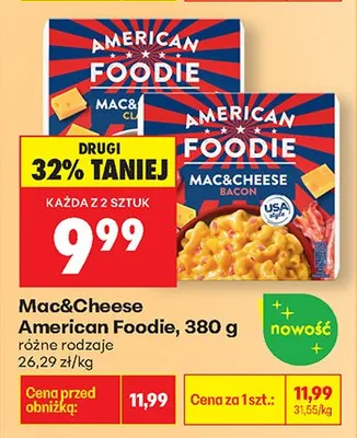 Mac&Cheese różne rodzaje promocja w Biedronka