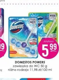 Zawieszka do WC Domestos Powers promocja w Drogerie Jasmin