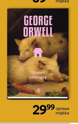 Książka George Orwell Folwark zwierzęcy oprawa miękka promocja w Empik