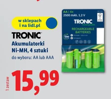Akumulatorki Ni-MH promocja w Lidl