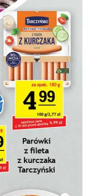 Parówki z fileta z kurczaka Tarczyński promocja w Gram Market