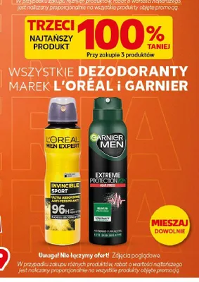 Dezodoranty marki Garnier promocja w Kaufland