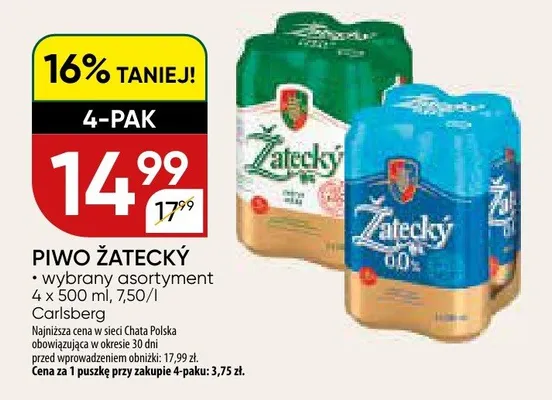Piwo promocja w Chata Polska