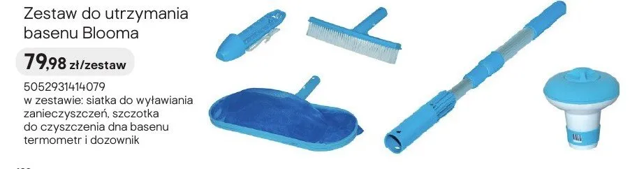 Zestaw do utrzymania basenu Blooma promocja w Castorama