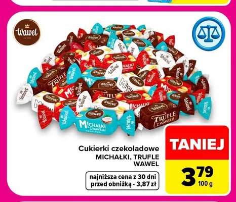 Cukierki czekoladowe Michałki Wawel promocja w Carrefour