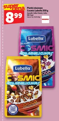 Płatki zbożowe Cosmic Lubella rakiety i kółka promocja w TOPAZ