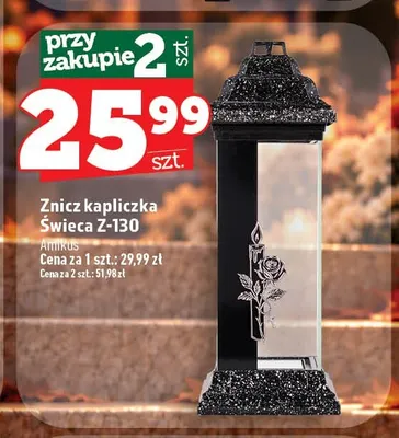 Znicz kapliczka Świeca Z-130 Amikus promocja w TOPAZ