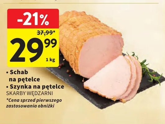 Szynka na pętelce Skarby Wędzarni promocja w Intermarche