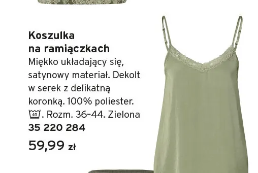 Koszulka na ramiączkach promocja w Tchibo