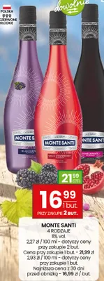 Wino Monte Santi promocja w Twój Market