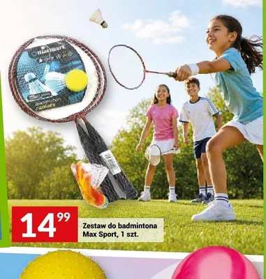 Zestaw do badmintona Max Sport promocja w Twój Market