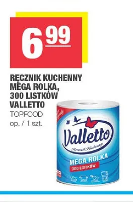 Ręcznik kuchenny Mega Rolka Valletto promocja w SPAR