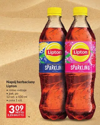 Napój herbaciany Lipton Sparkling Lemon & Yuzu promocja w Makro