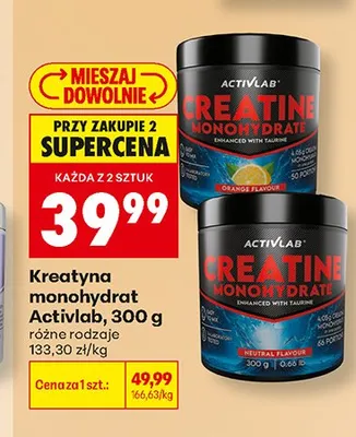 Kreatyna monohydrat Activlab Neutral promocja w Biedronka