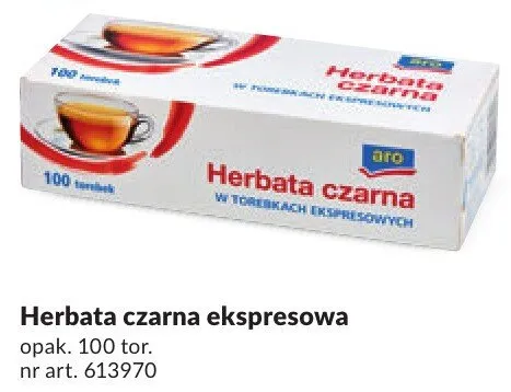 Herbata czarna ekspresowa promocja w Makro