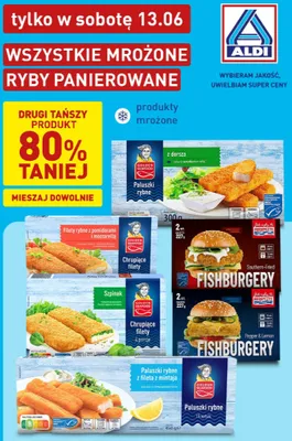 Paluszki rybne z fileta z mintaja Golden Seafood promocja w Aldi