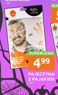 Pajęczyna z pająkiem Party Time promocja w Stokrotka