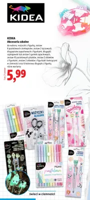 Ołówki z figurkami Kidea 2-pak promocja w Lidl