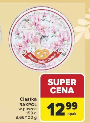 Ciastka w puszce promocja w Carrefour