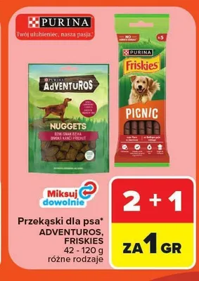 Przekąski dla psa Purina Adventuros Nuggets promocja w Carrefour