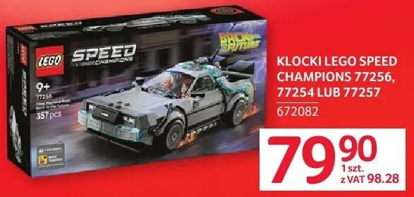 Klocki LEGO Speed Champions 77236, 77234 lub 77257 promocja w Selgros