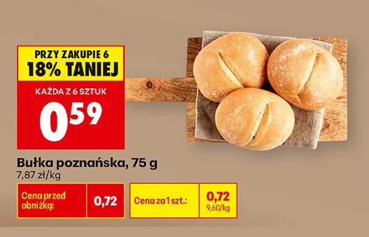 Bułka poznańska promocja w Biedronka