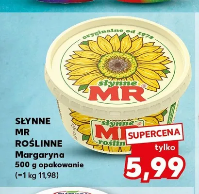 Margaryna Słynne MR Roślinne promocja w Kaufland
