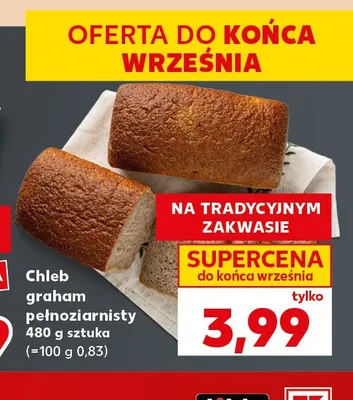 Chleb graham pełnoziarnisty promocja w Kaufland