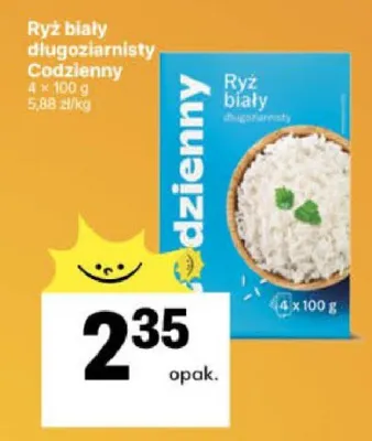 Ryż biały długoziarnisty Codzienny 4 x 100g promocja w Delikatesy Centrum