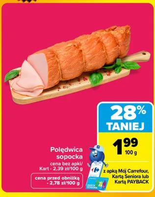 Polędwica sopocka promocja w Carrefour Market