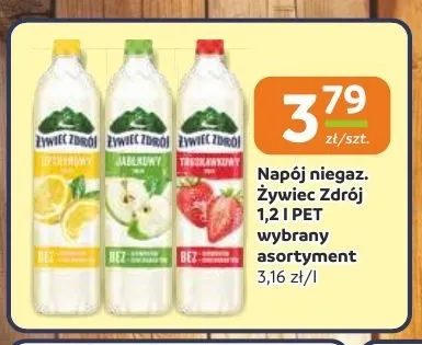 Napój niegazowany Żywiec Zdrój jabłkowy promocja w Gama