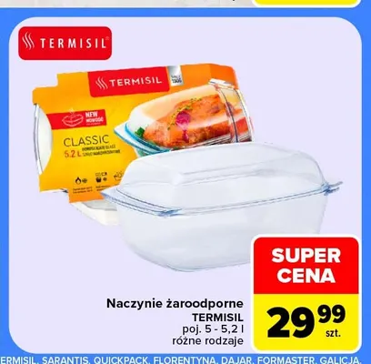 Naczynie żaroodporne Termisil 5-5,2 l promocja w Carrefour