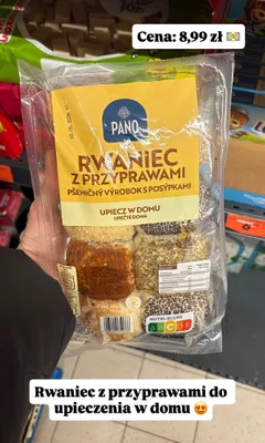 Rwaniec z przyprawami, do samodzielnego wypieku promocja w Biedronka