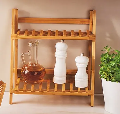 Składana półka na naczynia 33.5x14.5x30 cm Smukee promocja w Biedronka