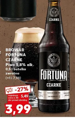 Piwo czarne promocja w Kaufland
