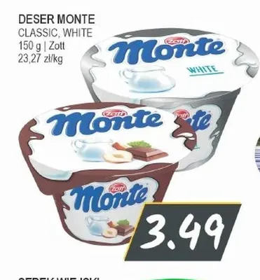 Deser Monte Classic Zott promocja w Słoneczko