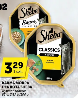 Karma mokra dla kota Sheba wybrane rodzaje promocja w ABC